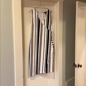 Striped Banana Republic dress